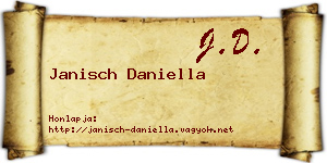 Janisch Daniella névjegykártya